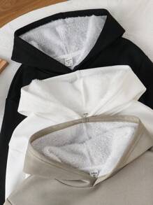 Buy 1 Get 2 Free, 3pcs Kids Christmas Sweaters, Boys Casual Hooded Long Sleeve Loose Fit Pullover, Versatile & Comfortable