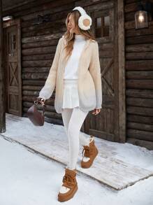 Aveloria Affinna French High-End Ombre Knit Cardigan Fall Cloth For Women - Multicolor - View 3