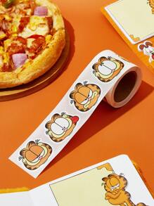 GARFIELD | SHEIN 180pcs Cartoon Cat Animal Rolled Stickers - Multicolor - View 2