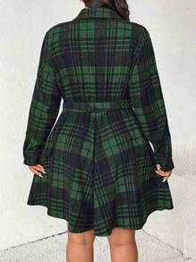 SHEIN Frenchy Homecoming Dresses,Vintage Dress,Travel Outfit Airport,Holiday Outfits,Women Fall Clothes, Fall Women's Dresses, Shirt Dresses, Skirt Dresses, Christmas Dresses, Christmas, Red Plaid Dresses Long Sleeve Dresses