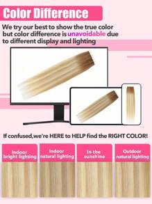 20pcs Tape In Straight Human Hair Extension Real Extension For Women Daily Use Real Easy Wear Natural Looking Ombre Color Tape In Hair Tape Ins Hair Extentions