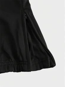 Gym Rark Quần thể thao nam kiểu boyfriend tối giản, thêu chữ, cạp chun, dây rút. - xanh quân đội - Xem 5