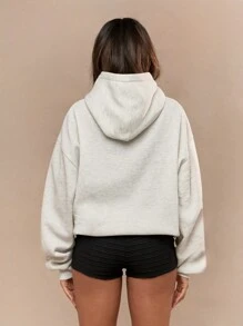 MISSGUIDED 朋克纹理罗纹修身毛衣短裤 - 黑色 - 查看 2