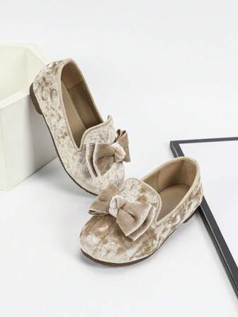 Chaussures plates enfant double imprimé floral classique pour filles, semelle antidérapante douce, bouche douce, décontracté, confortable, nouveau design, automne hiver