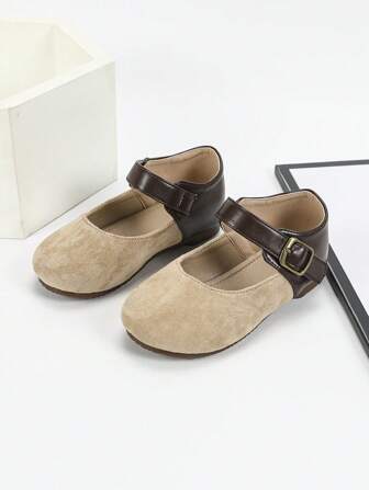 2 piezas Zapatos clásicos unisex para niños, suela suave antideslizante y cómoda para niñas y niños, para otoño/invierno