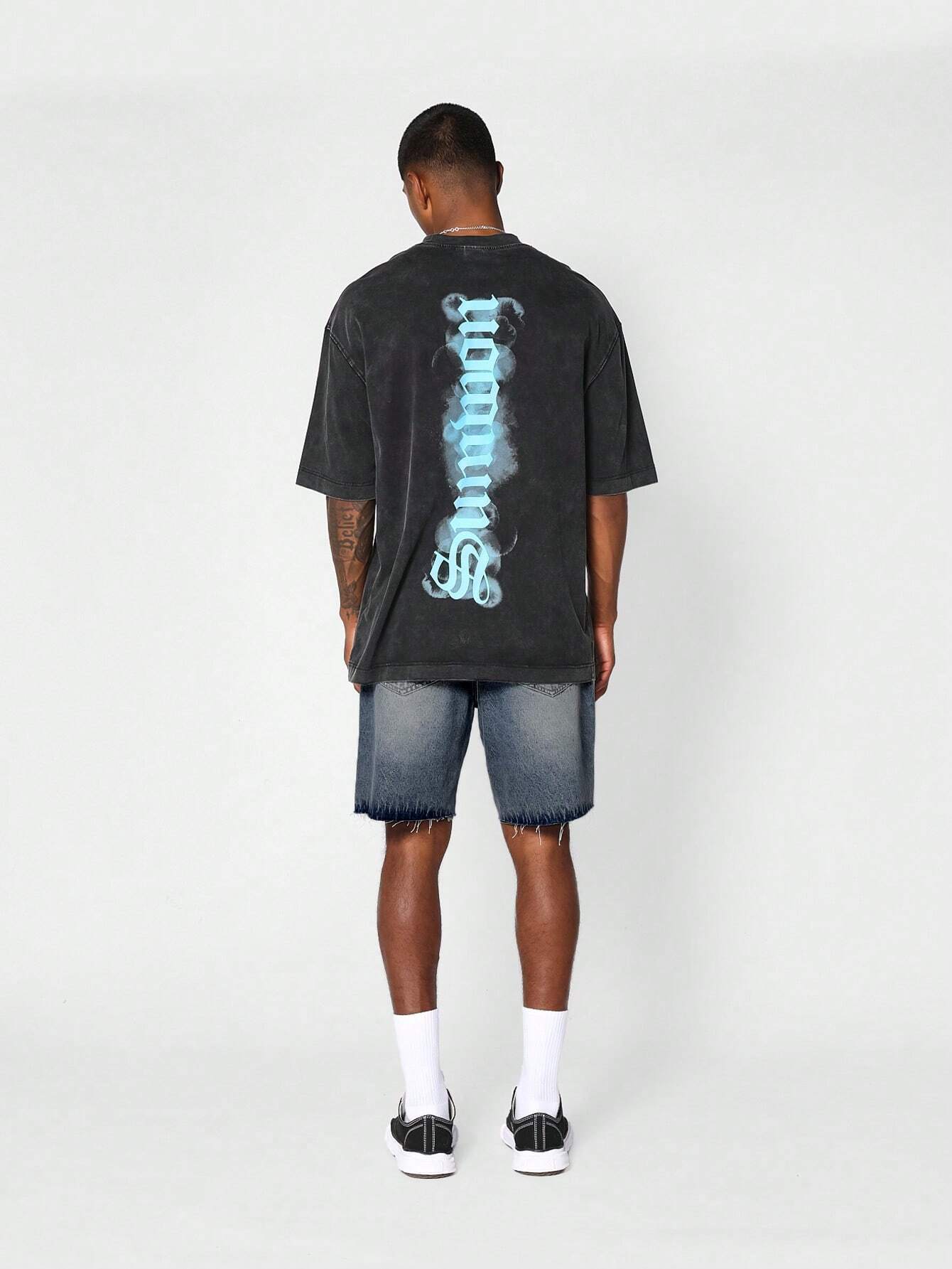 Pantalones cortos vaqueros con dobladillo crudo