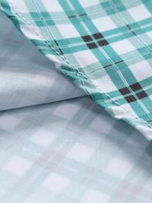 Manfinity EMRG Men's Casual Plaid Front Button Long Sleeve Shirt, Suitable For Autumn