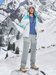 In My Nature 户外徒步露营通勤可变式二合一女式裤子 - 灰色 - 查看 7