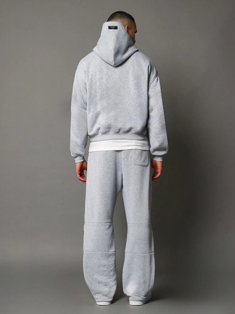 ☆韓国の人気☆【PERSTEP】☆SALMON HEAVY SWEAT PANT.S☆ Regular Fit Overhead Hoodie And Loose Fit Cargo Sweatpants 2