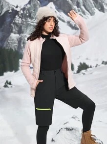 In My Nature 户外露营徒步运动城市通勤无氟防水可拆卸女士徒步裤 - 黑色 - 查看 5