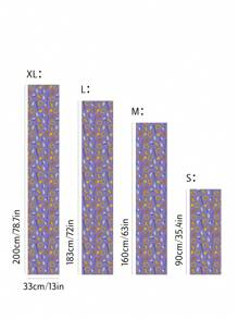 FRIENDS X SHEIN Full Print Purple Kitchen Tablecloth,Gifts - Mauve Purple - View 5