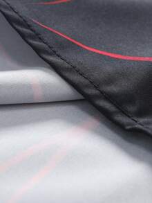 Manfinity Homme 男士休闲日常全身印花纽扣长袖衬衫，秋季 - 彩色 - 查看 6