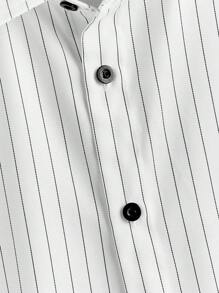 Manfinity VCAY 1 bucată cămașă casual pentru bărbați, cu mânecă lungă, deschisă în față, cu potrivire largi, tânără, pentru purtarea zilnică