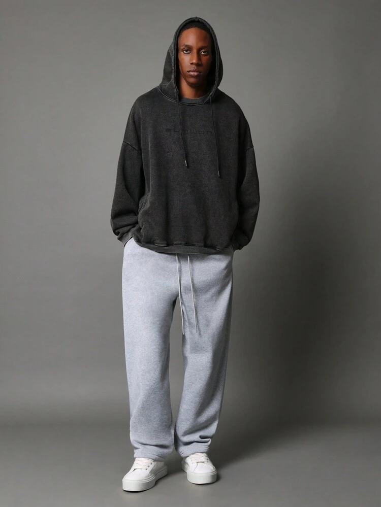 Moletom oversized streetwear com design geométrico nas costas