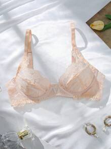 Áo lót ren thời trang nữ gợi cảm - Màu be - Xem 6