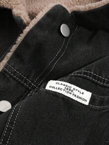 DAZY Women Casual Outdoor Warm Fleece Jacket With Front Buttons, Autumn/Winter