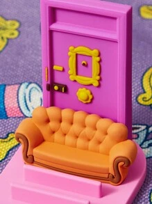 FRIENDS X SHEIN Giá đỡ điện thoại cửa và ghế sofa cho bàn làm việc, tương thích với hầu hết các điện thoại di động, quà tặng - Nhiều màu - Xem 3
