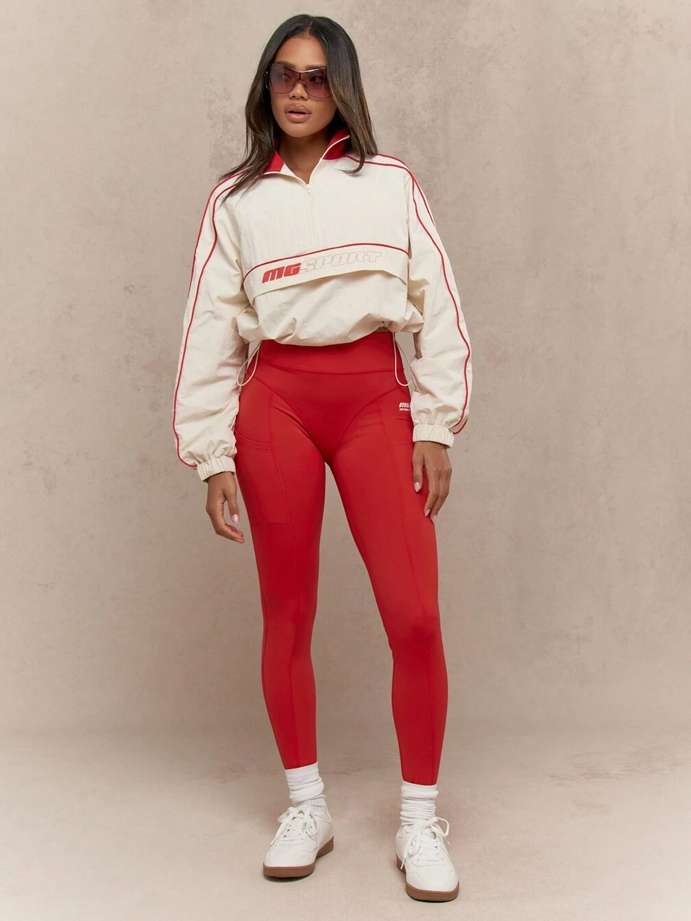 MISSGUIDED Performance Half Zip Athletic Track Jacket｜MISSGUIDED