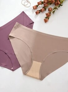 Set de 9 piezas de pantis triangulares sin costuras de talla grande, serie casual