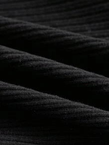 SHEIN ICON Solid Fuzzy Trim Open Front Crop Fall Clothes Women Jacket