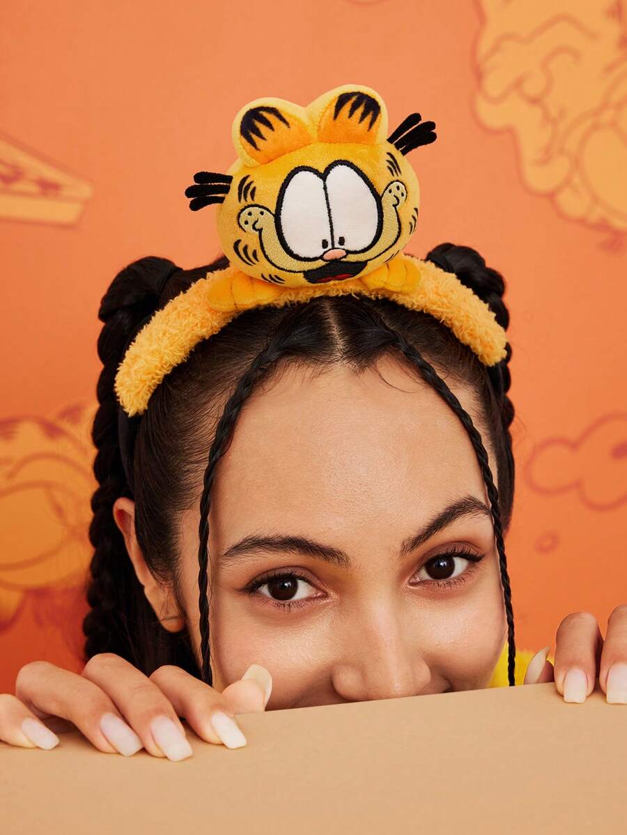 GARFIELD | SHEIN Cartoon Cat Ear Headband Hair Band Hair Hoop