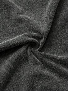 Slaydiva 2024 New Casual Streetwear Daily All-Match Comfortable Thermal Lined Hooded Loose Pullover Top And Pants 2 Pieces Set For Women