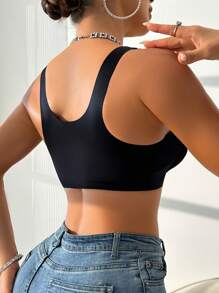 Soutien-gorge de femme à fermeture devant, patchwork de dentelle décontracté et romantique, confortable pour un port quotidien