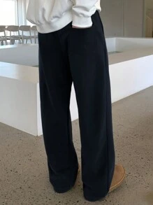 DAZY Men Autumn Solid Color Casual Sweatpants