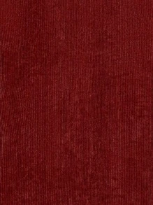EMERY ROSE Women's Plain Front Button Casual Sleeveless Thin Jacket - Burgundy - View 7