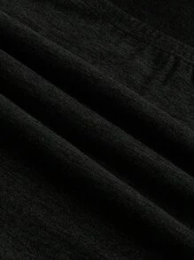 ROMWE Grunge Punk Blusa con volante con alas para mujer