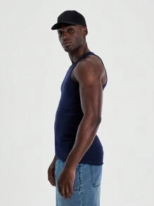 Musero Long Sleeve Oversized Button Through Pin Stripe Collared Shirt Spring Summer Essentials - Royal Blue - View 2