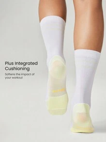 GLOWMODE Ride On Lightweight Biker Socks - White - View 4