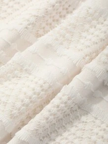 DAZY V-Neck Lace Mermaid Midi Dress For Women,Ruffle,Fall Clothes Long Sleeve Dress