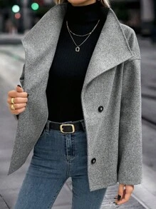 EMERY ROSE 女士休闲立领长袖外套，秋季