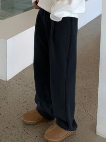 DAZY Men Autumn Solid Color Casual Sweatpants