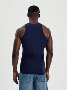 Musero Long Sleeve Oversized Button Through Pin Stripe Collared Shirt Spring Summer Essentials - Royal Blue - View 3