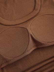 SHEIN EZwear 3 件装休闲简约女式修身加厚无缝长袖 T 恤，适合秋冬季 - 彩色 - 查看 7