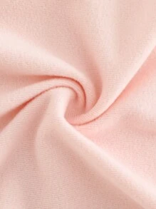 Cozy Pixies Baby Girl Knitted Soft Heart Pattern Round Neck Ruffle Hem Pullover Top - Multicolor - View 3