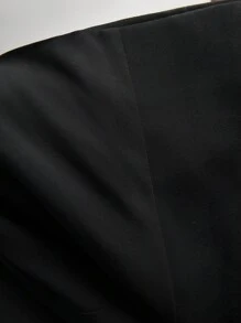 BizChic Christmas Elegant Women's Black Office/Business Jacket Blazers