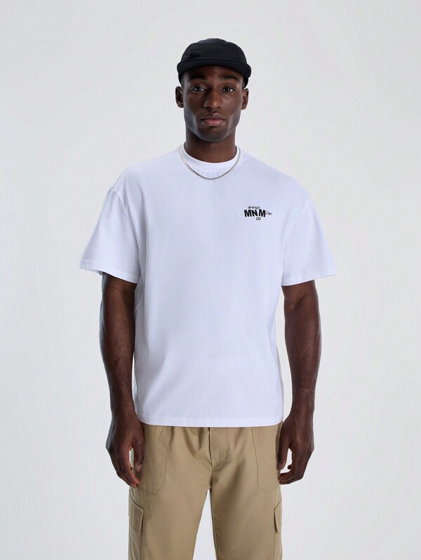 Musero Men Oversized Crew Neck Top
