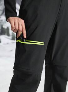 In My Nature 户外露营徒步运动城市通勤无氟防水可拆卸女士徒步裤 - 黑色 - 查看 15