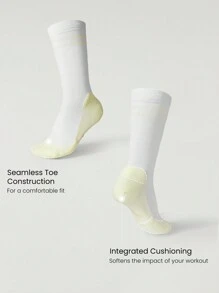 GLOWMODE Ride On Lightweight Biker Socks - White - View 6