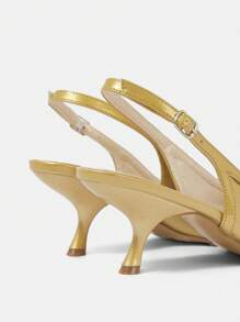 CUCCOO HITCHD Pumps con tacco alto a punta vintage ricamate slip-on di moda per donne