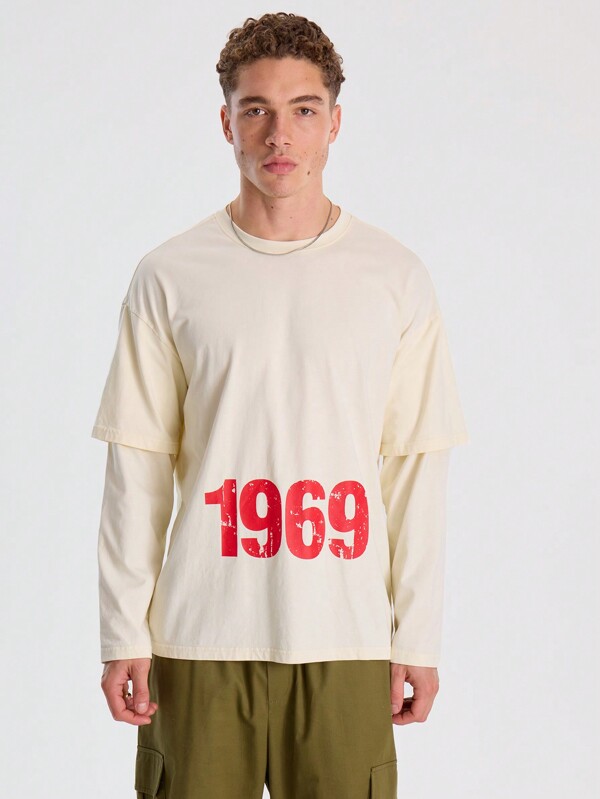 Musero Men Oversized 1969 T-Shirt
