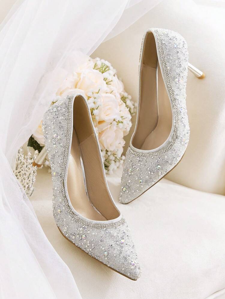 CUCCOO HITCHD Zapatos de tacón alto de punta elegantes y versátiles para mujeres