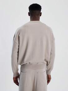 Musero Herren Feinstrick Rundhals Strickpullover