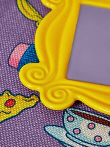 FRIENDS X SHEIN Bandeja Decorativa com Moldura Cerâmica, Presentes - Multicolorido - Visão 4