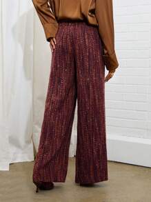 COSMINA Women's Fashion Loose Fit Oblique Pocket Suit Pants For Autumn - Multicolor - View 2