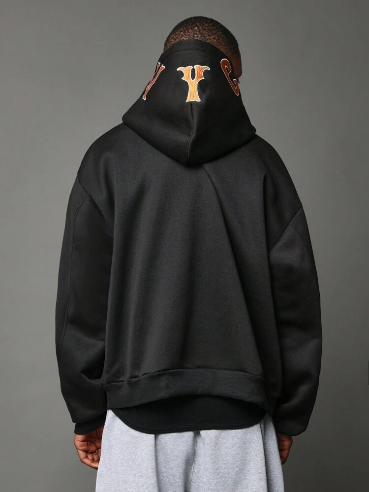 Casual Streetwear Oversized Pullover Hoodie With Centre Pocket
