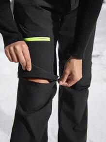 In My Nature 户外露营徒步运动城市通勤无氟防水可拆卸女士徒步裤 - 黑色 - 查看 14